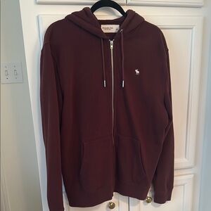 Abercrombie & Fitch Men's Maroon Sweater